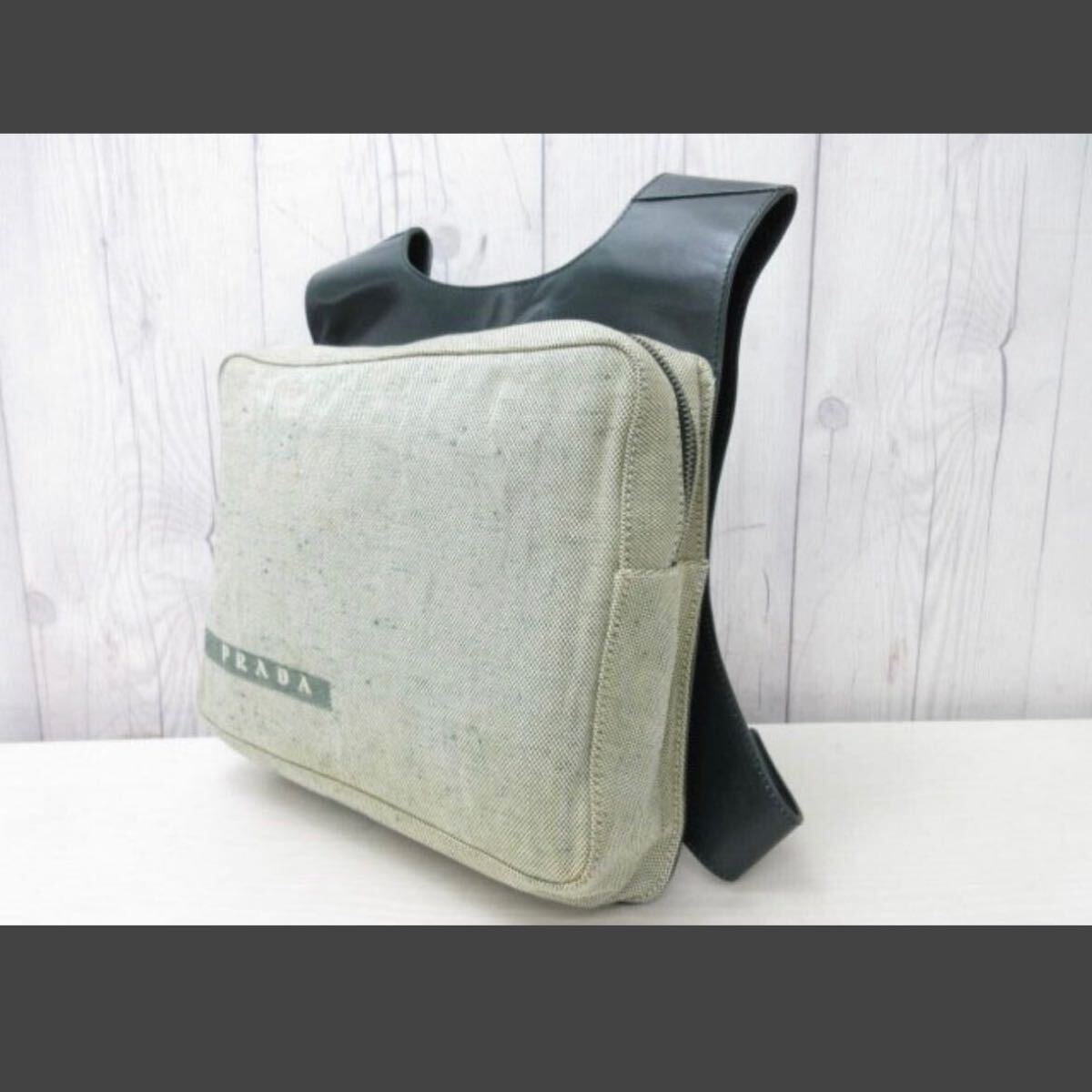 Prada sport 1999ss Chest Rig Tweed and Leather Backpack プラダ 