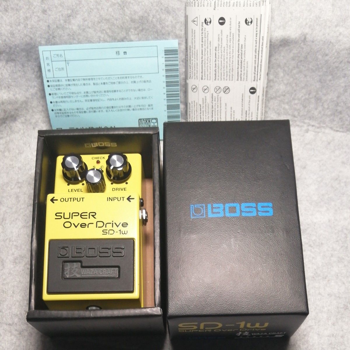 BOSS ボス Waza Craftシリーズ SUPER OverDrive SD-1W_1