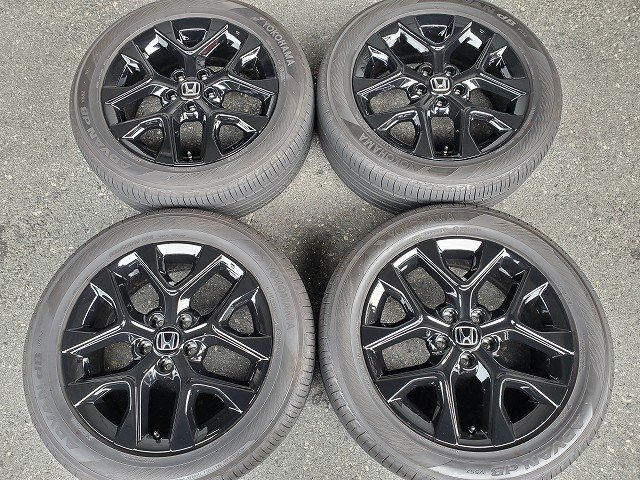 225/55R18インチ 7.0J +50 2024年製 ZR-V ブラックスタイル ホンダ純正