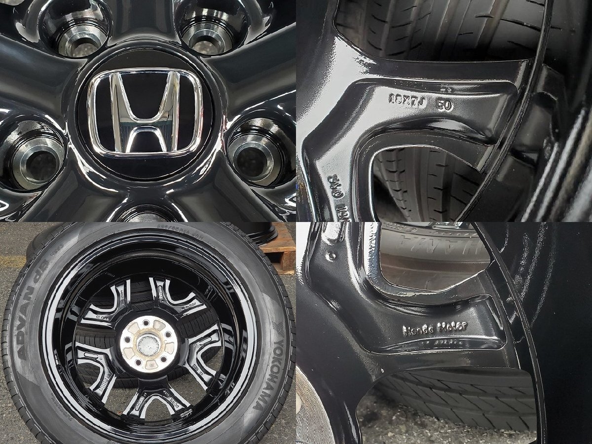 225/55R18インチ 7.0J +50 2024年製 ZR-V ブラックスタイル ホンダ純正