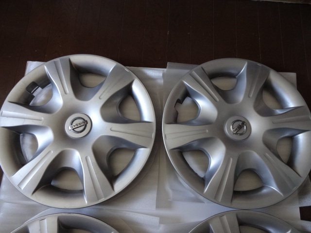 ☆NISSAN/日産ティーダラティオ 15インチ鉄ホイール用ホイールカバー中古品4個セット☆_2