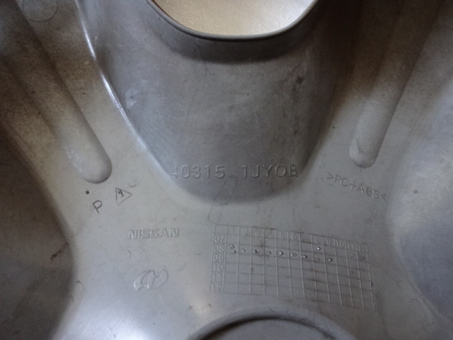 ☆NISSAN/日産ティーダラティオ 15インチ鉄ホイール用ホイールカバー中古品4個セット☆_7