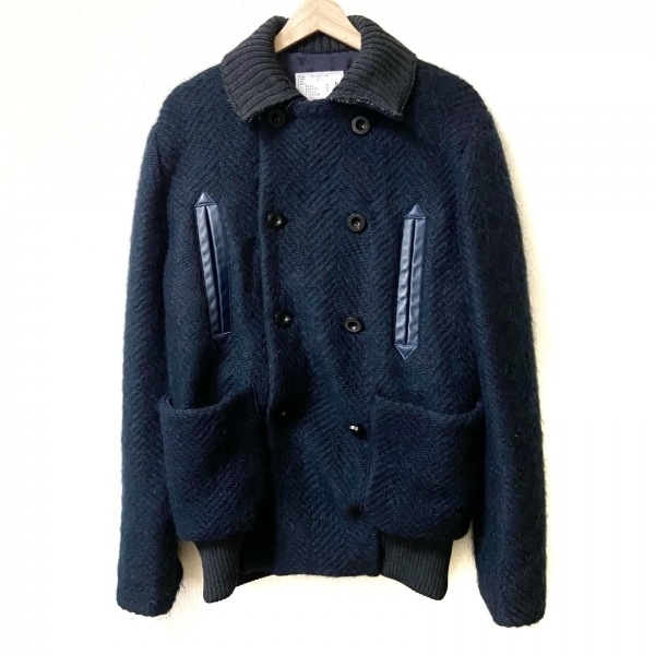 サカイ Sacai サイズ2 M 15-00877M - ダークネイビー×ダークグレー 
