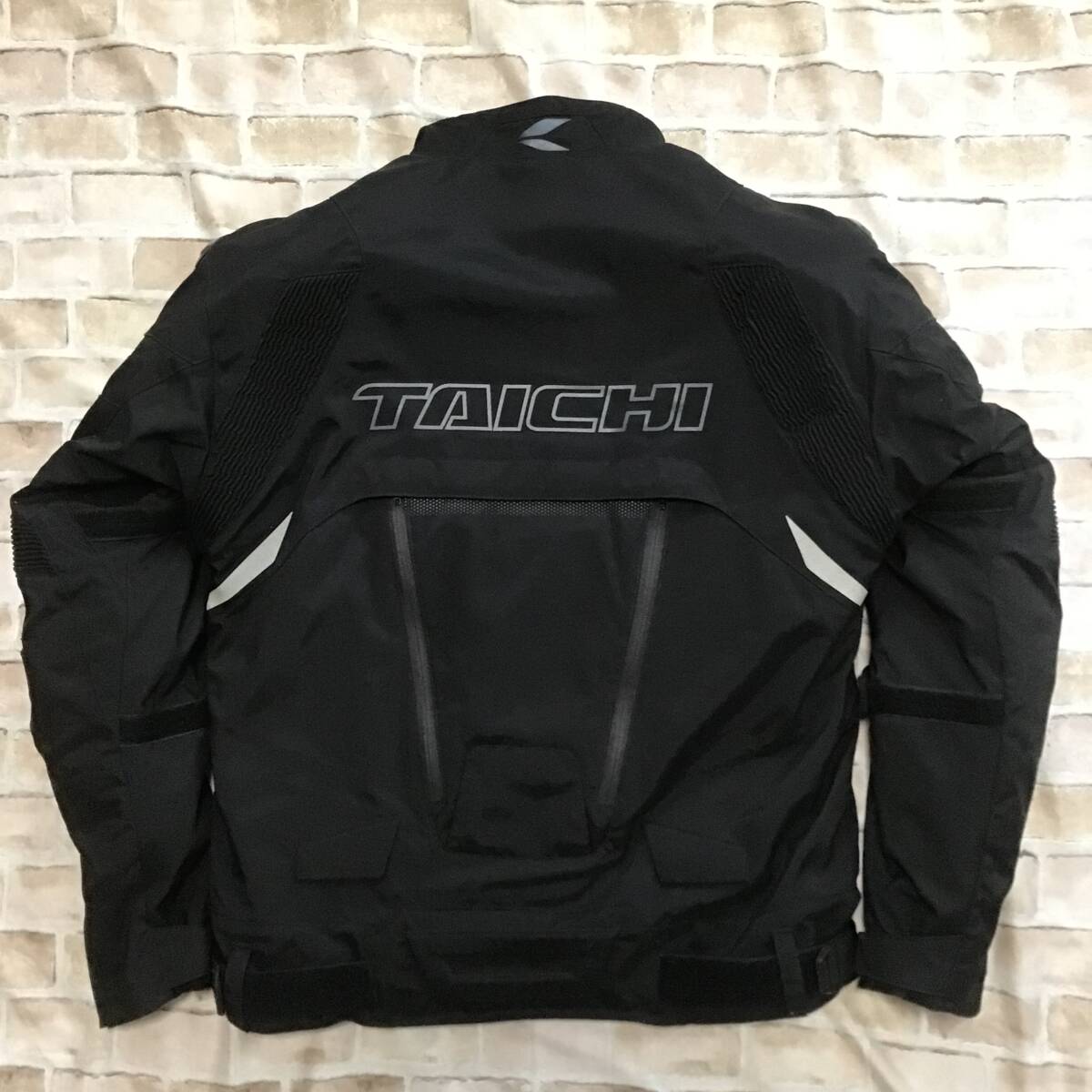 ★程度良好USED RS TAICHI RS タイチ ライダースジャケット XL RSJ708 各所プロテクター 胸部もあり インナー脱着可_2
