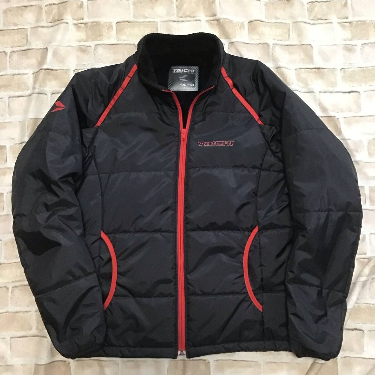 ★程度良好USED RS TAICHI RS タイチ ライダースジャケット XL RSJ708 各所プロテクター 胸部もあり インナー脱着可_7