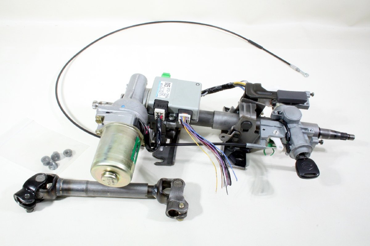  HT51S スイフト H15年 43780km パワーステアリング パワステモーター ECU ステアリングコラム シャフト キー キーシリンダー +++(ステアリング、ハンドル関連用品)｜売買されたオークション情報、 スズキ用