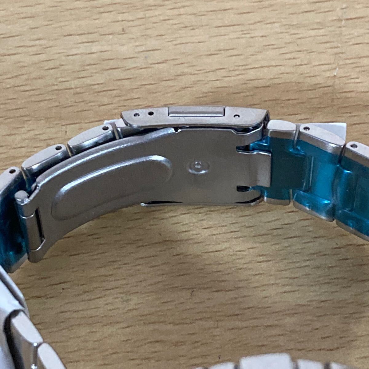 CITIZEN シチズン Eco-Drive GN-4W-S→12 ブラック文字盤 ラウンド ソーラー電波 メンズ腕時計 純正ベルト 美品 11 シ 7303_10