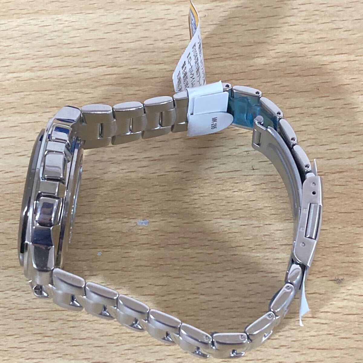 CITIZEN シチズン Eco-Drive GN-4W-S→12 ブラック文字盤 ラウンド ソーラー電波 メンズ腕時計 純正ベルト 美品 11 シ 7303_3