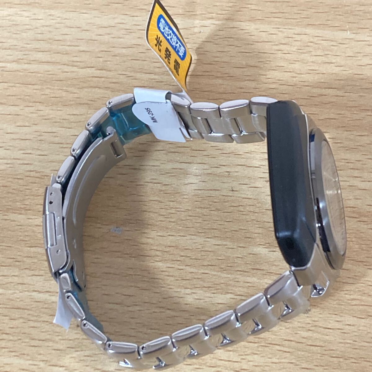 CITIZEN シチズン Eco-Drive GN-4W-S→12 ブラック文字盤 ラウンド ソーラー電波 メンズ腕時計 純正ベルト 美品 11 シ 7303_4