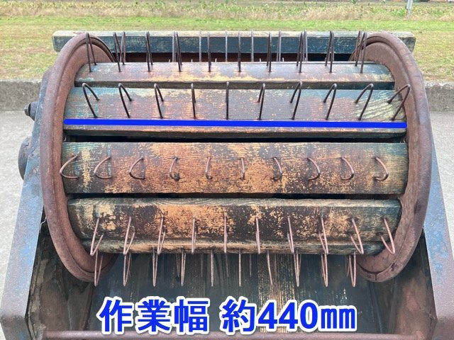 岐阜☆ オータケ 足踏脱穀機 稲変扱機 作業幅 約440㎜ ペダル式 木製