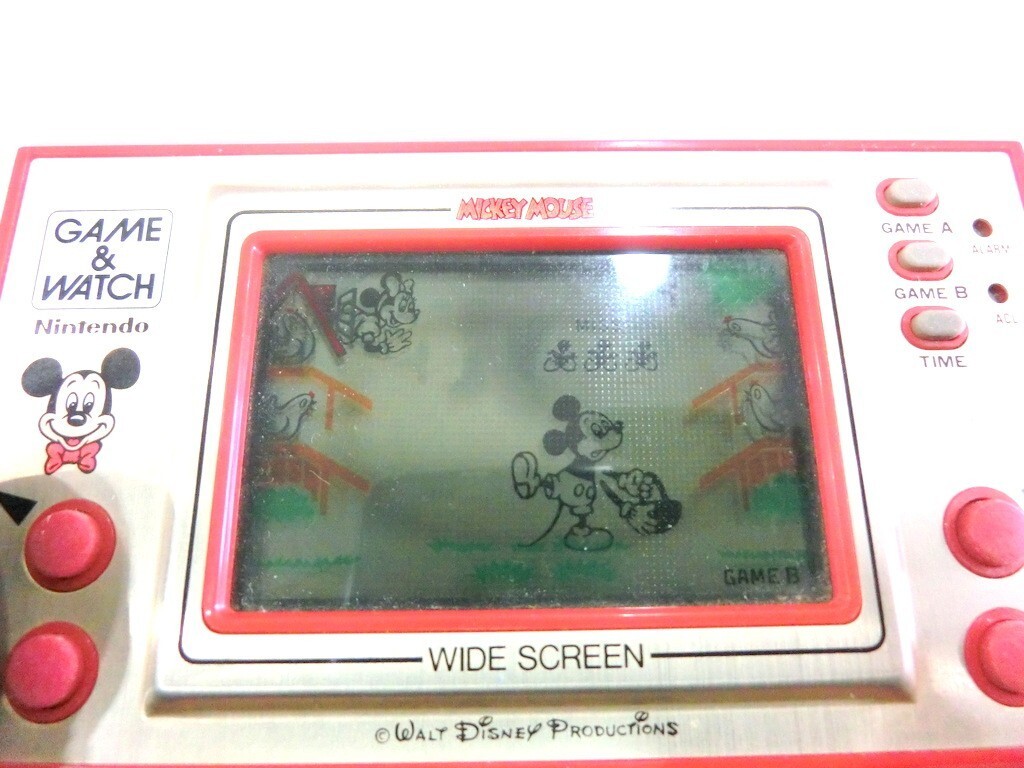 1000円スタート ゲーム機 GAMEWATCH MODEL MC-25 MICKEY MOUSE DISNEY