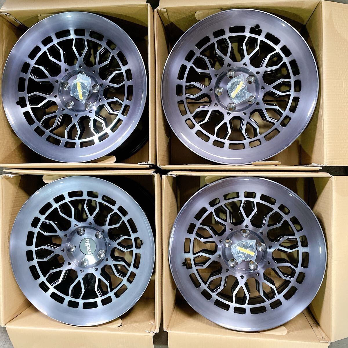 radi8 ラディエイト 新品希少 ホイール Radi8 Wheels s8s5 4本セット 