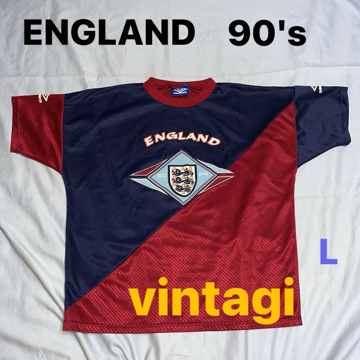 サッカー イングランド代表 90's ユニフォーム ヴィンテージ アンブロ