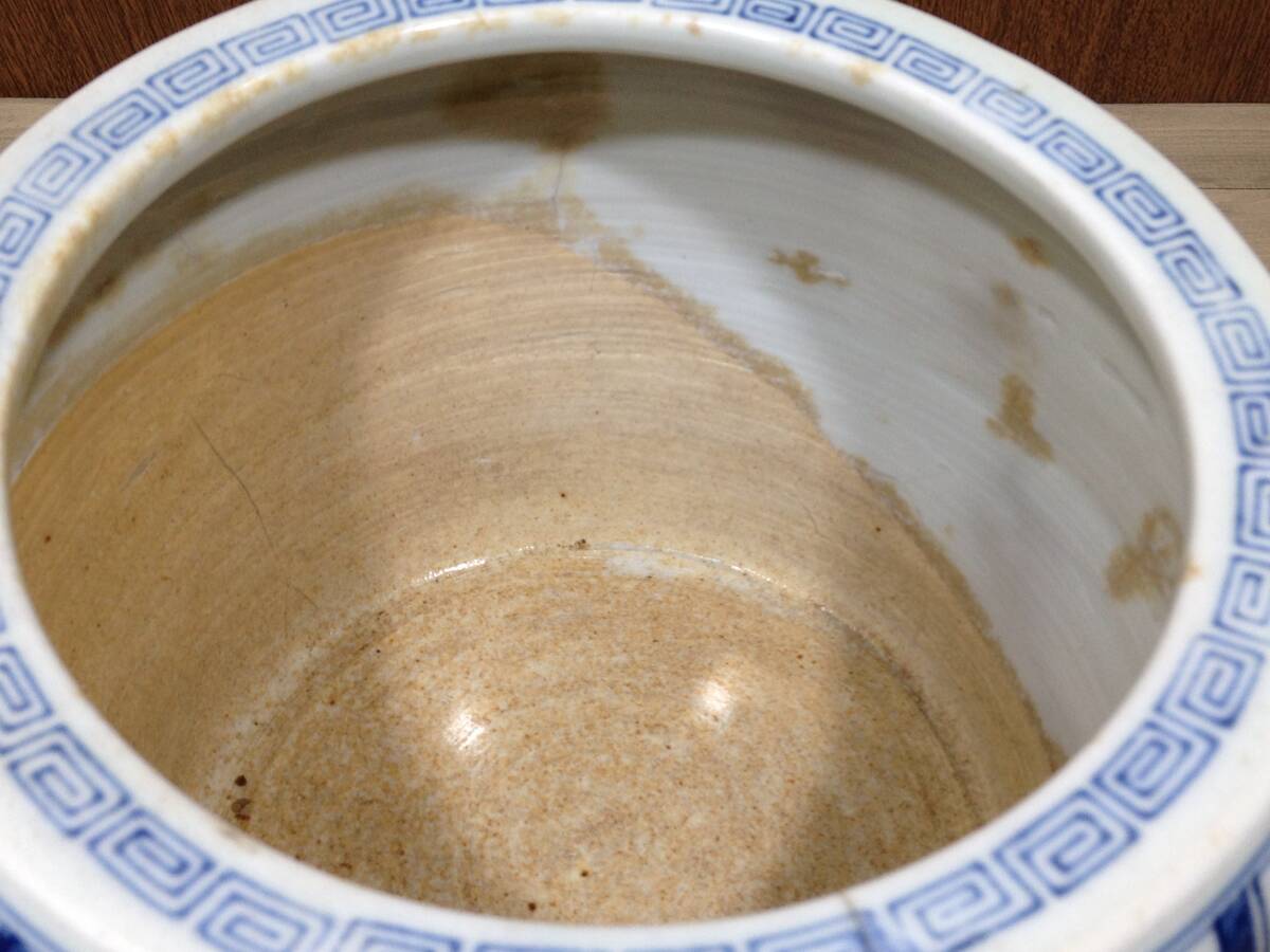 ◇ 鉢 火鉢 水鉢 金魚鉢 メダカ鉢 陶器製 貯水確認済み 割れ欠けなし