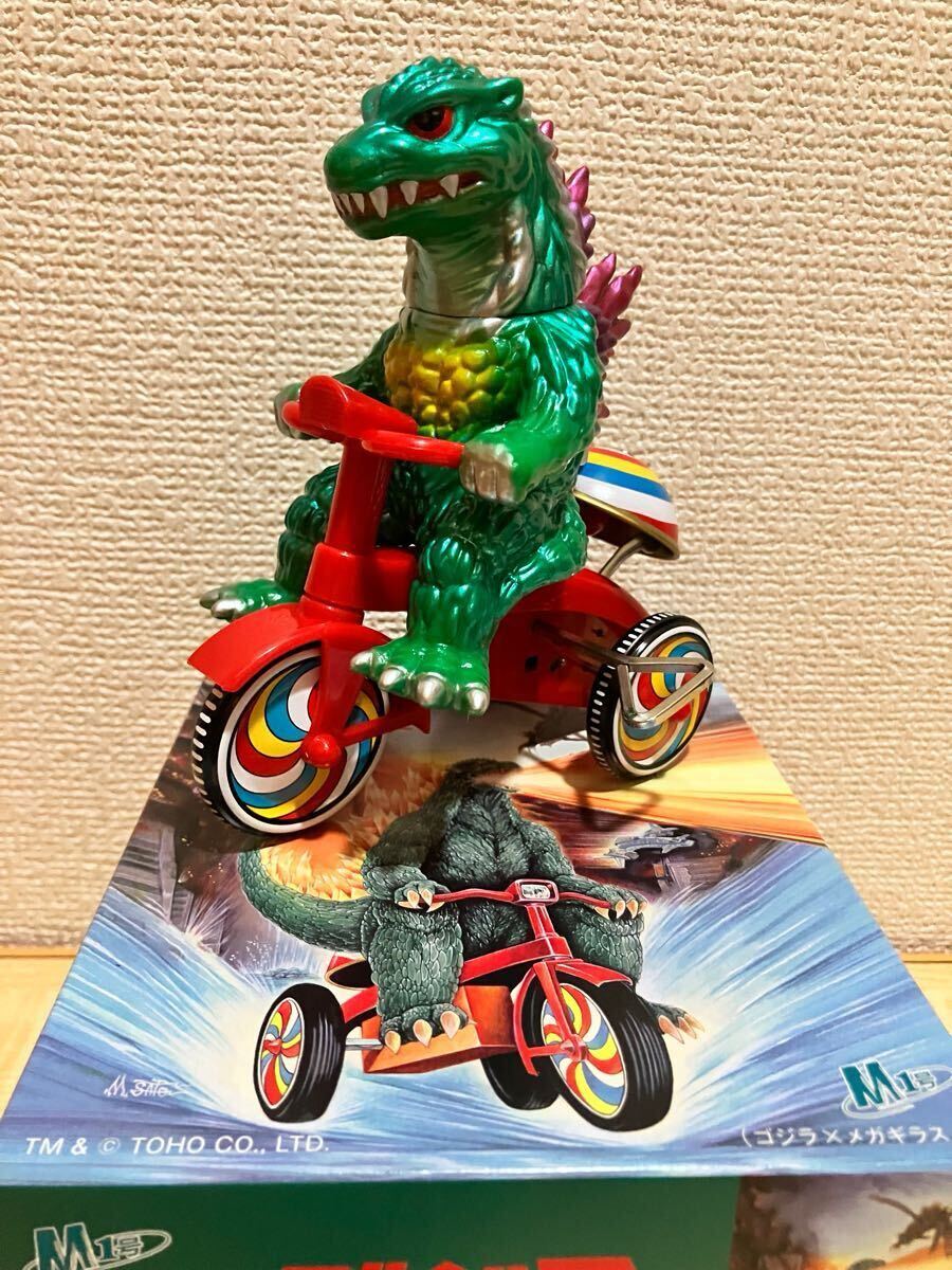 M1号 ミレゴジ ゴジラ 三輪車 ブルマァク 未使用 フィギュア