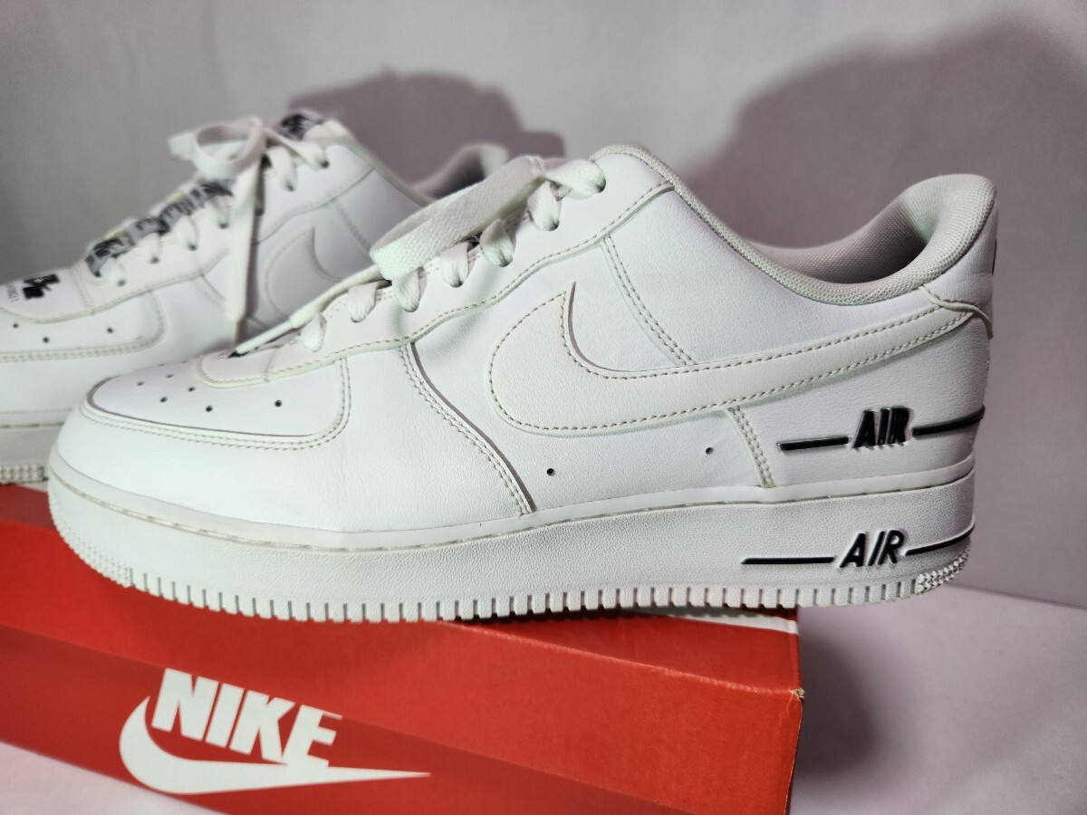 Air 0 Low Force Double Nike AIR - Black LV8 DOUBLE NIKE Swoosh 