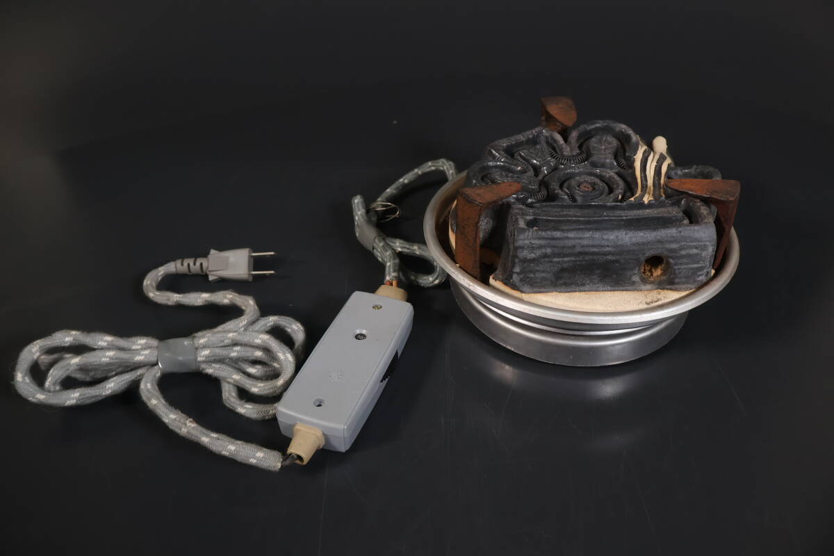 茶道具 炭型ヒーター 電熱器 メルカリ - 旧野々田式 サンアイ 400W 
