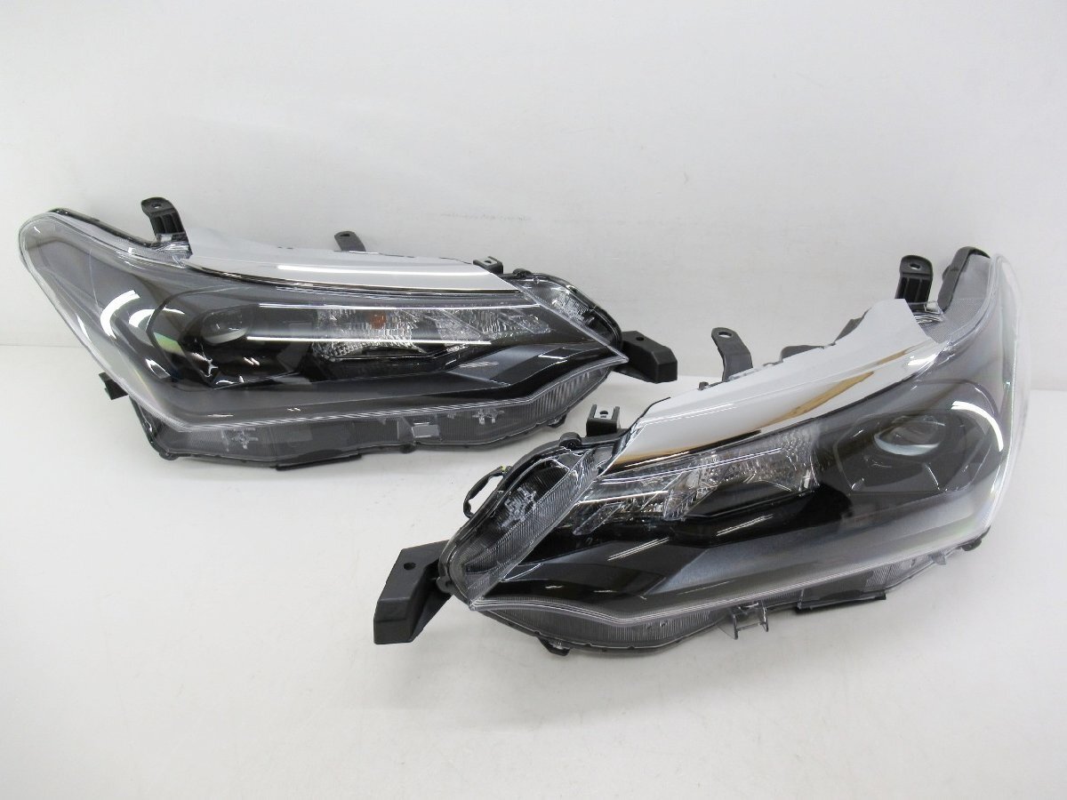 ●美品 新車外し カローラ アクシオ フィールダー NZE161 後期 純正 左右 ヘッドライト LED 【 KOITO 12-657 】 刻印 D3 (M000B34) カローラ フィールダー アクシオ 左 1F7 パーツ
