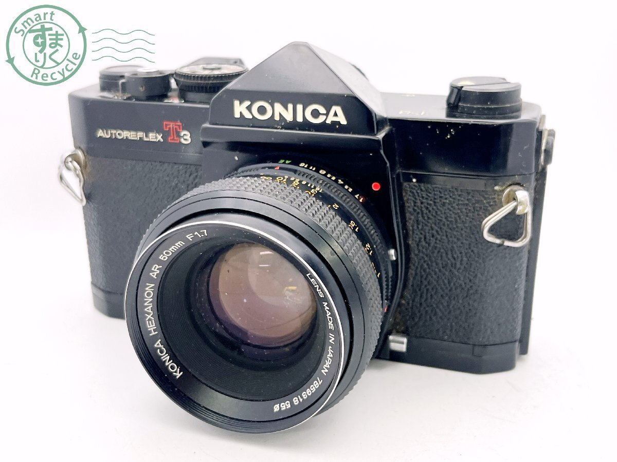 Konica Autoreflex T3 with a bright Hexanon AR 50 mm f 1.4