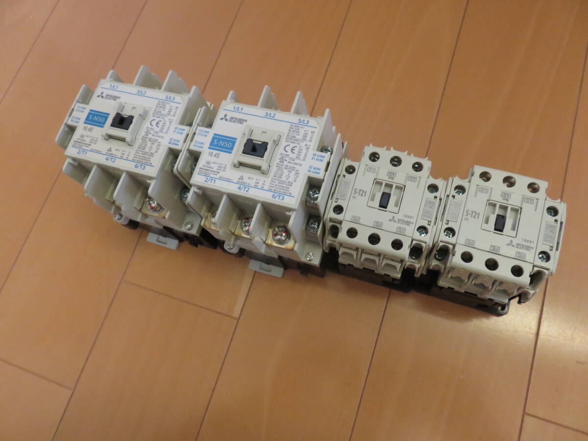 三菱電機 MITSUBISHI S-N50 T21 　 電磁開閉器 マグネットスイッチ 4個 _2