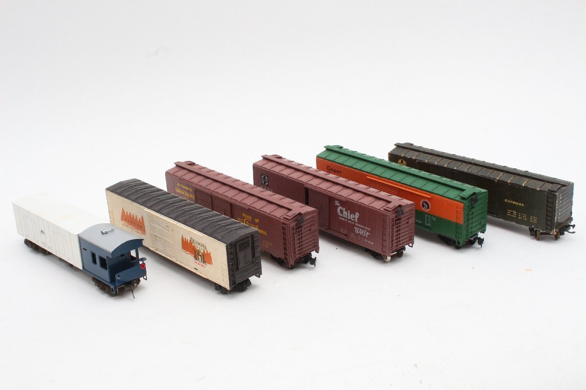 メーカー不明 ☆ 貨車 鉄道模型 HOゲージ 6両セット ☆ ＃728