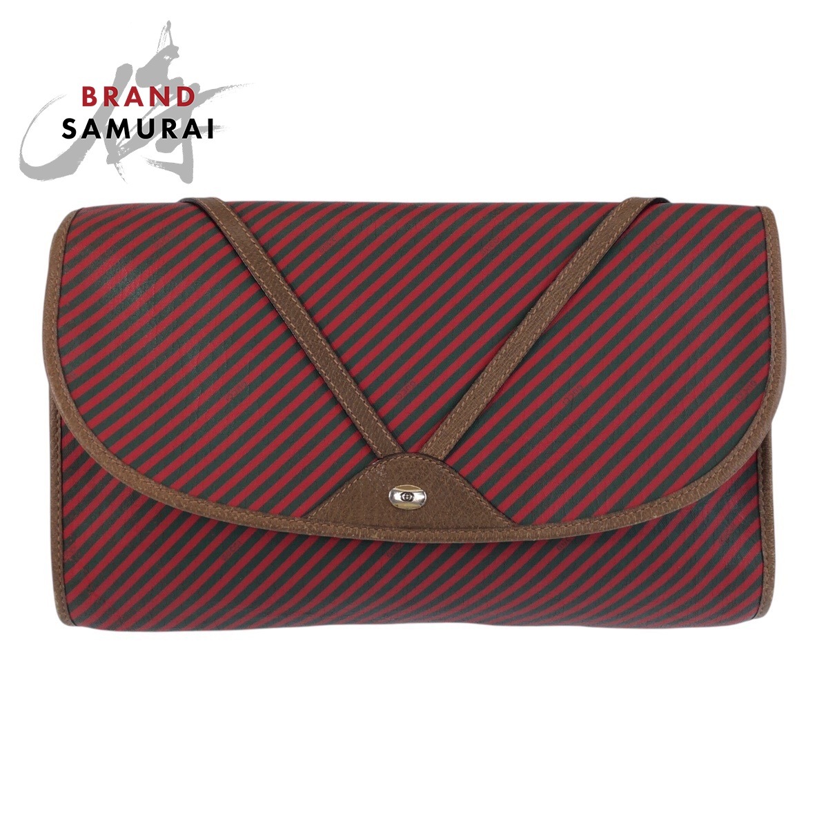 GUCCI グッチ ヴィンテージ オールドグッチ レッド ブラウン