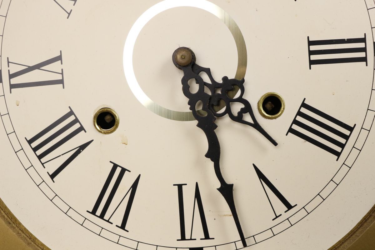 LIG】明治期 イングラハム社製 達磨時計 柱時計 掛時計 ゼンマイ式