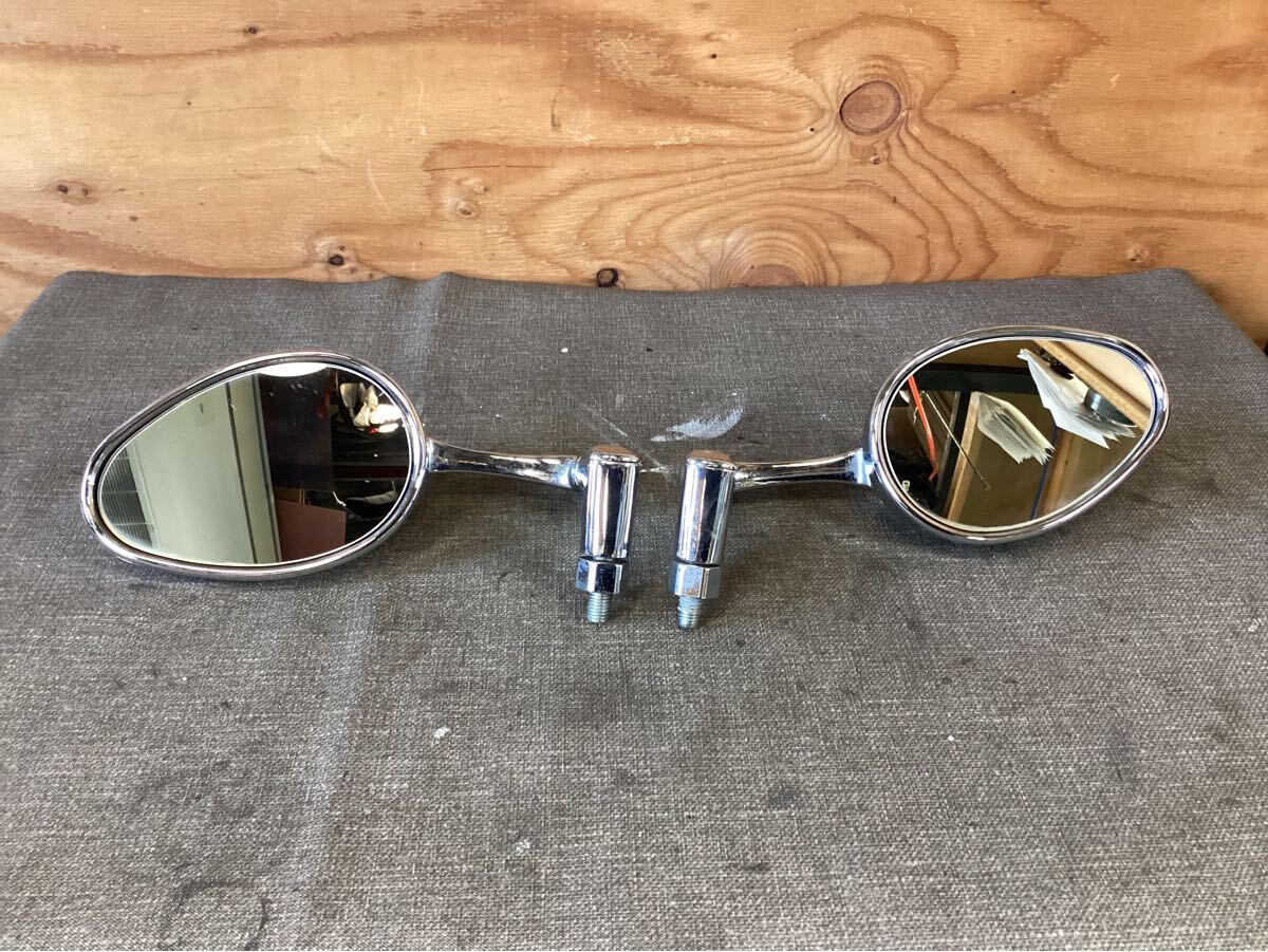TANAXナポレオン リュートミラー左右 正ネジ　10mm メッキ　検索)フォルツァ　フュージョン　スカイウェイブ　_1