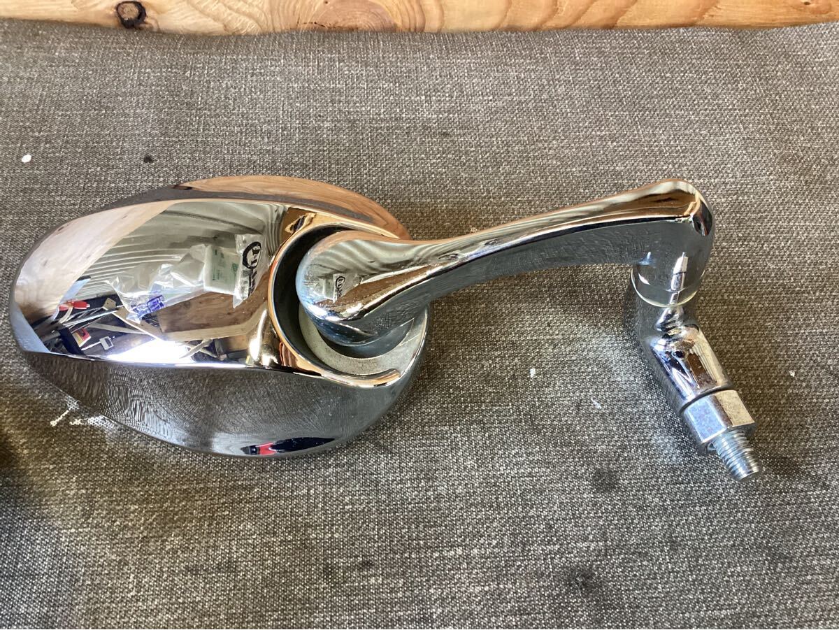 TANAXナポレオン リュートミラー左右 正ネジ　10mm メッキ　検索)フォルツァ　フュージョン　スカイウェイブ　_5