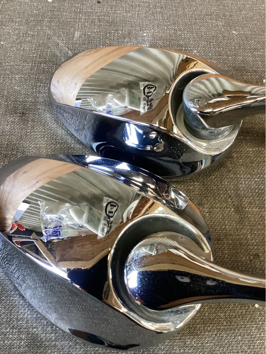 TANAXナポレオン リュートミラー左右 正ネジ　10mm メッキ　検索)フォルツァ　フュージョン　スカイウェイブ　_9