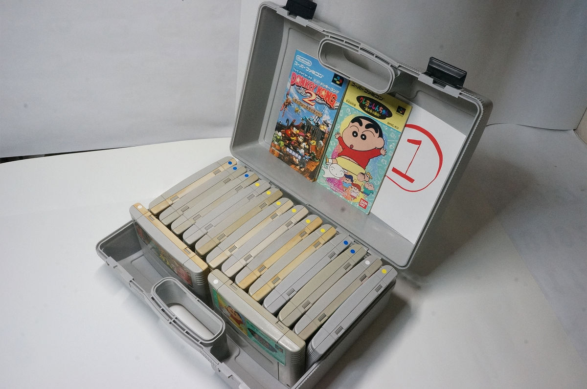 スーパーファミコン・ゲームカセット15個他（清掃後動作確認済その1