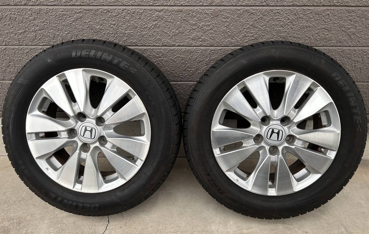  205/60R 16 RK5 HONDA 純正ホイール＋オールーシーズン 2本 埼玉和光近辺引渡し渡し限定(ラジアルタイヤ)｜売買されたオークション情報、yahooの商品情報をアーカイブ公開 - オークファン 5穴
