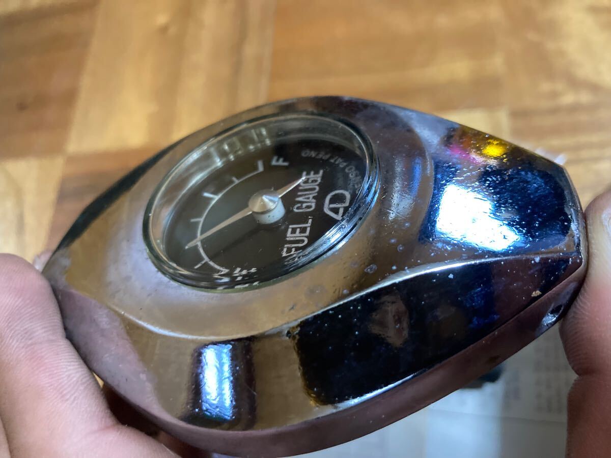 新品未使用 当時物 朝日電装 燃料計付きタンクキャップ K-7 黒浮 