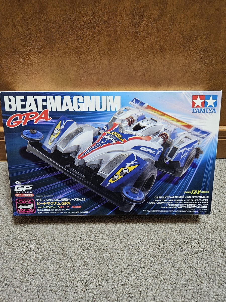 1/32 フルカウル ミニ四駆 シリーズNo.28　ビートマグナムGPA　スーパーTZ-Xシャーシ　 タミヤ_1