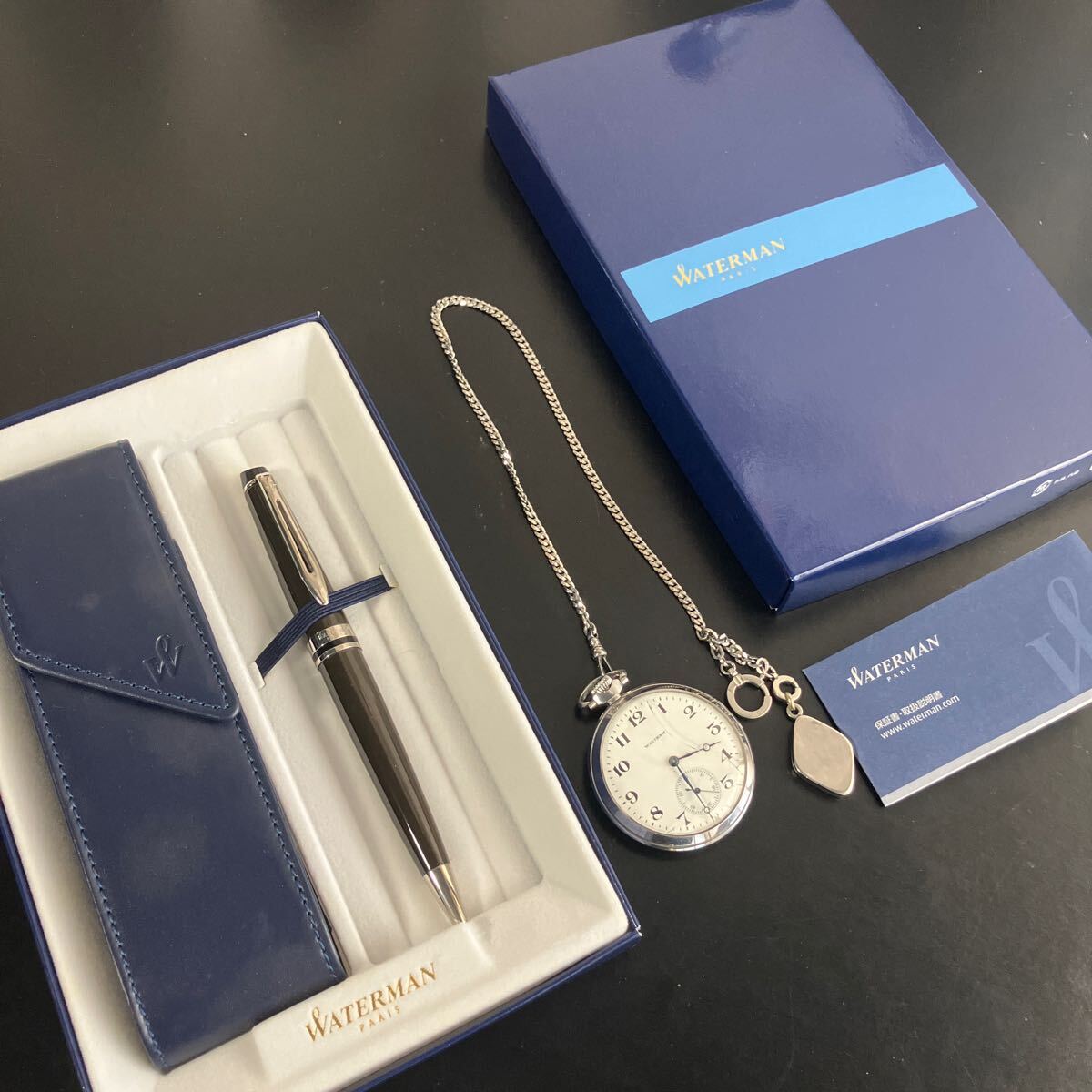 WATERMAN』ボールペン エキスパート ブラウン ペンケース ヴィンテージ