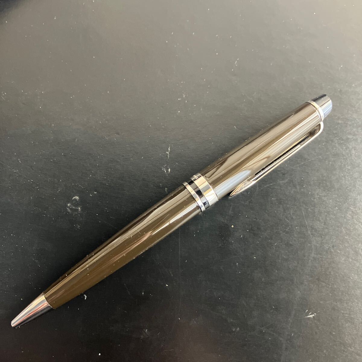 WATERMAN ボールペン　ブラウン ケース付き WATERMAN』ボールペン エキスパート ブラウン ペンケース ヴィンテージ