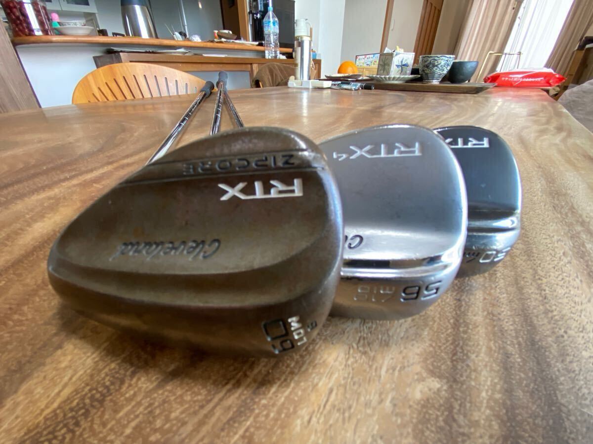 クリーブランド　ウェッジ3本セット　50度.56度.60度、シャフトはN.S.PRO MODUS3 WEDGE105 中古美品　松山英樹愛用ブランド_1