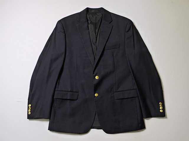 LAUREN Ralph Lauren ラルフローレン 金ボタン 紺ブレザー 2B