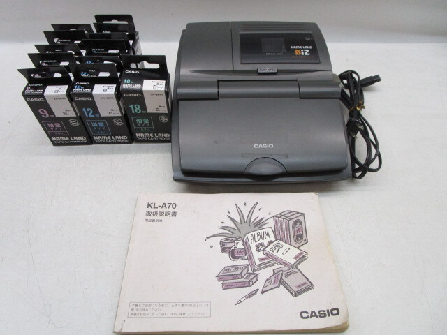 ☆平2469 CASIO カシオ KL-A70 NAME LAND ネームランド ラベル