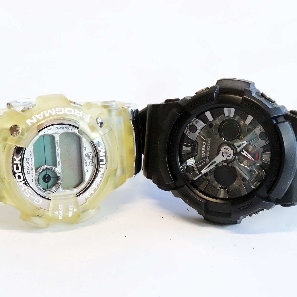 ジャンク時計☆カシオ Gショック，フロッグマンなど(DW-9900WC，GA-200 