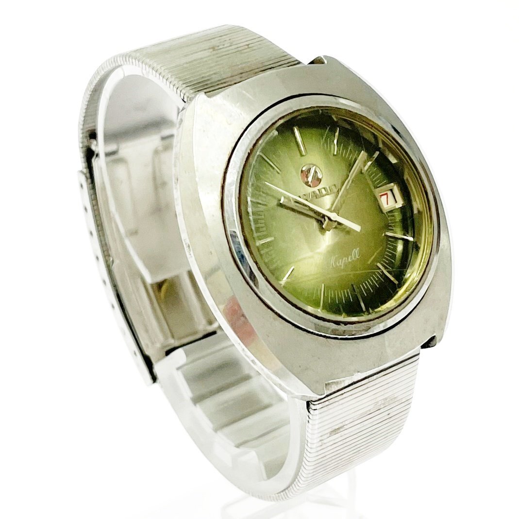 ラドー RADO デイト アイガー自動巻き 1円☆稼働◎正規品ラドーAT⁄自動 