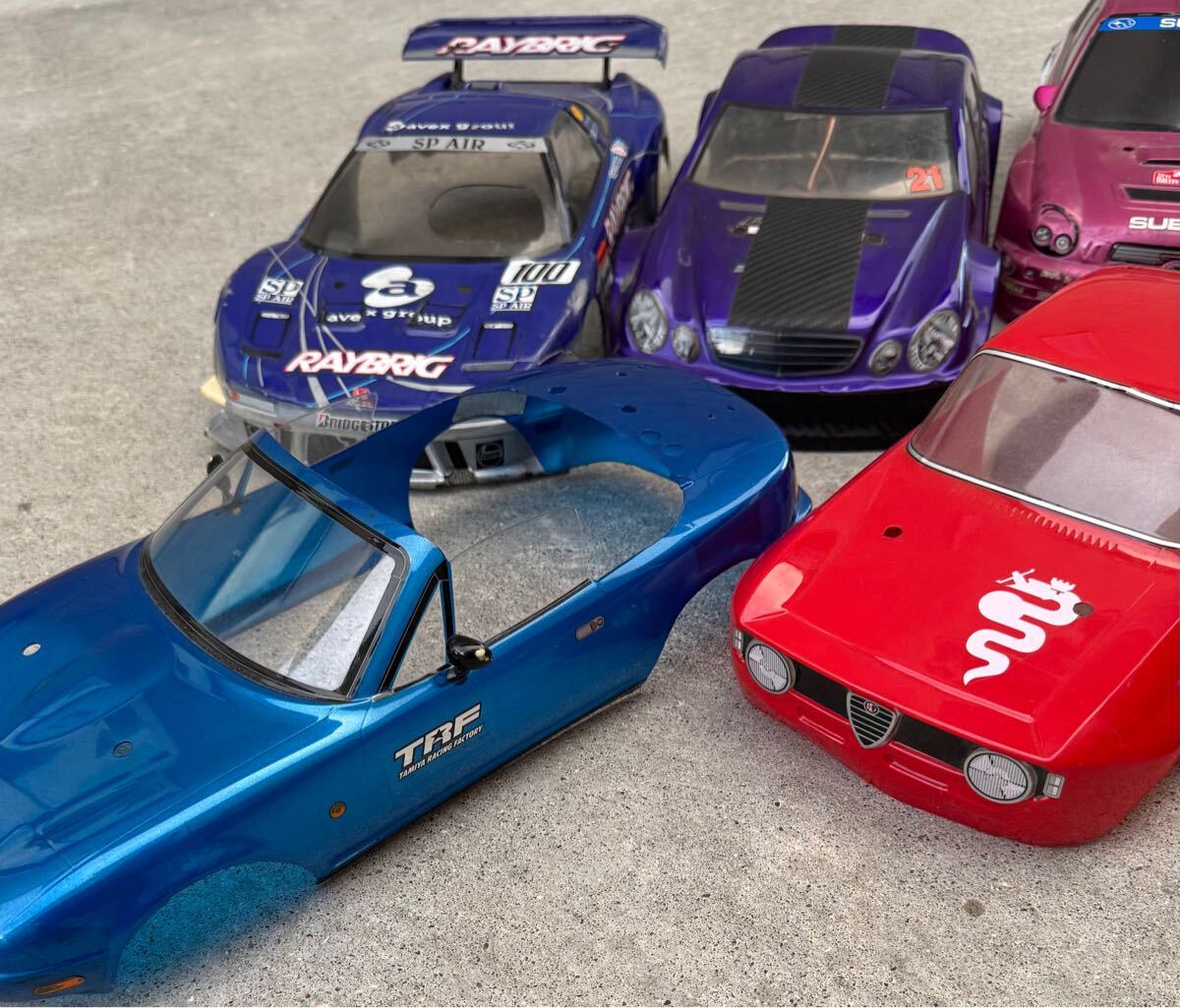 タミヤ 1/10 ラジコン ボディ NSX アルファロメオ ロードスター