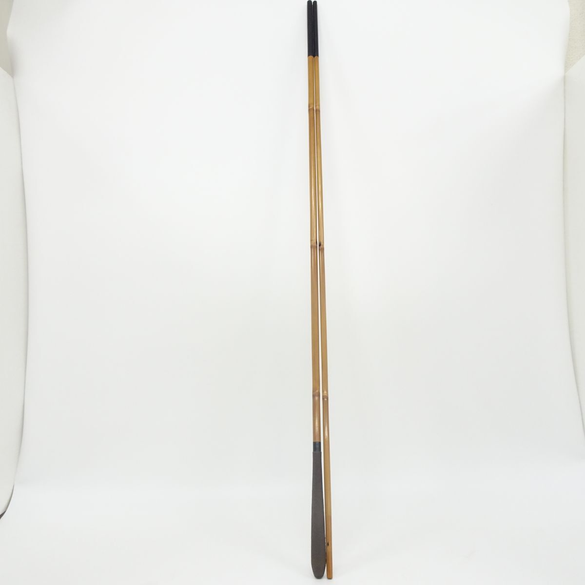 tyom 6742-3 473 竹竿 幹春 16.0 5本継 並継 竿袋付き 口栓無し 欠け