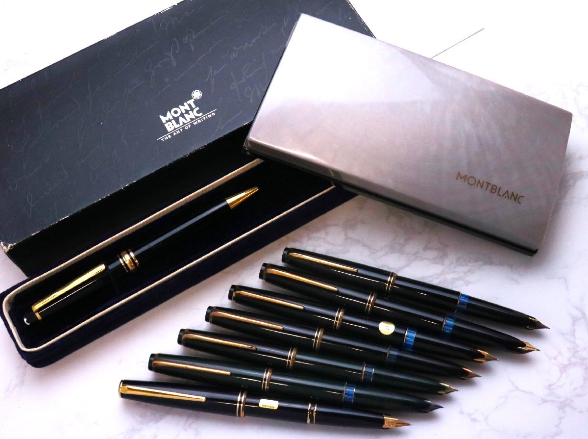 モンブラン MontBlanc ペン先14K×1本 , ペン先素材不明×6本【万年筆】/ ボールペン×1本 ※筆記未確認◆おたからや【J-B45360】同梱-2_1