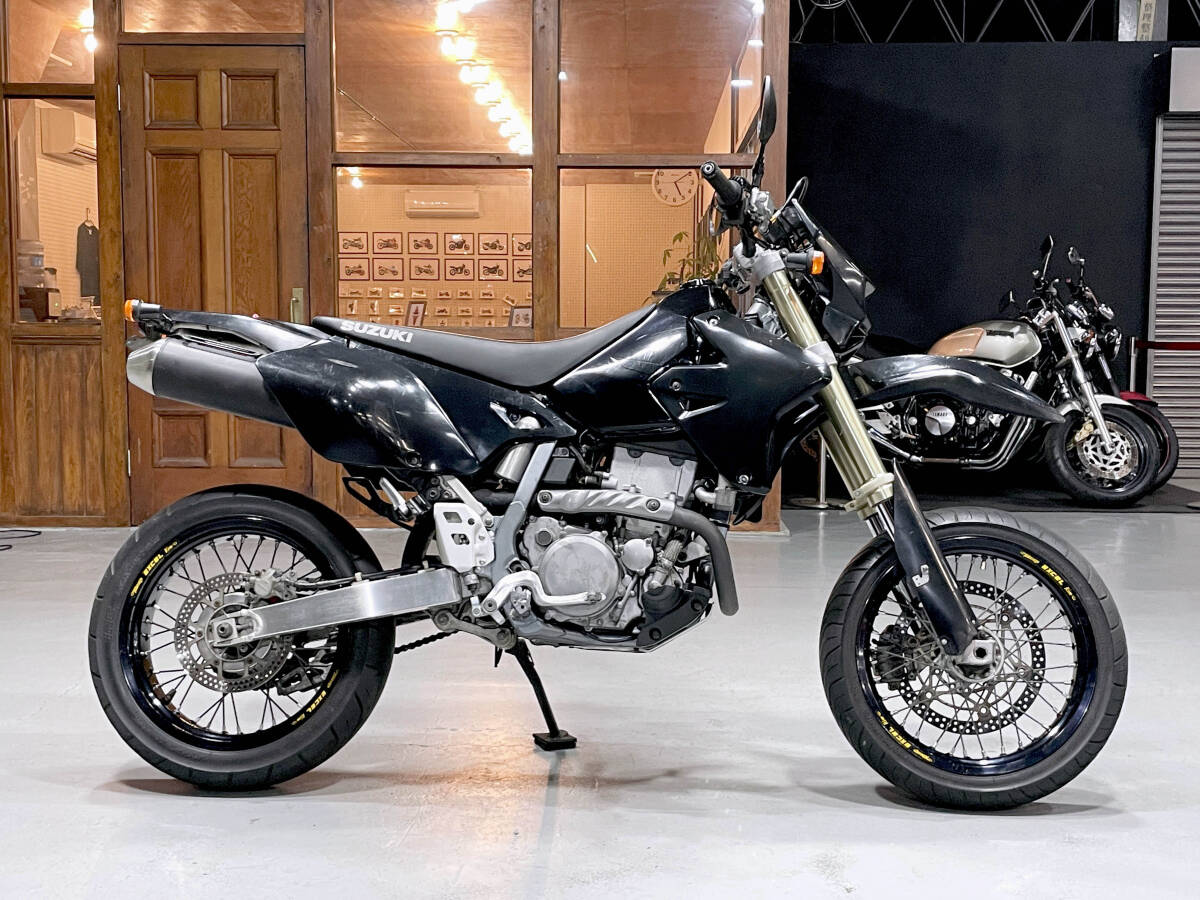 DR-Z400SM SK44A ☆動画☆ EXCEL Rim製前後ホイール、ZETA製ハンドル