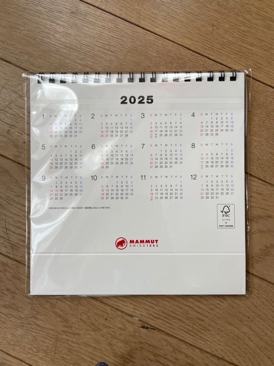 ★（送料込）マムート・2025・カレンダー・未開封★_2