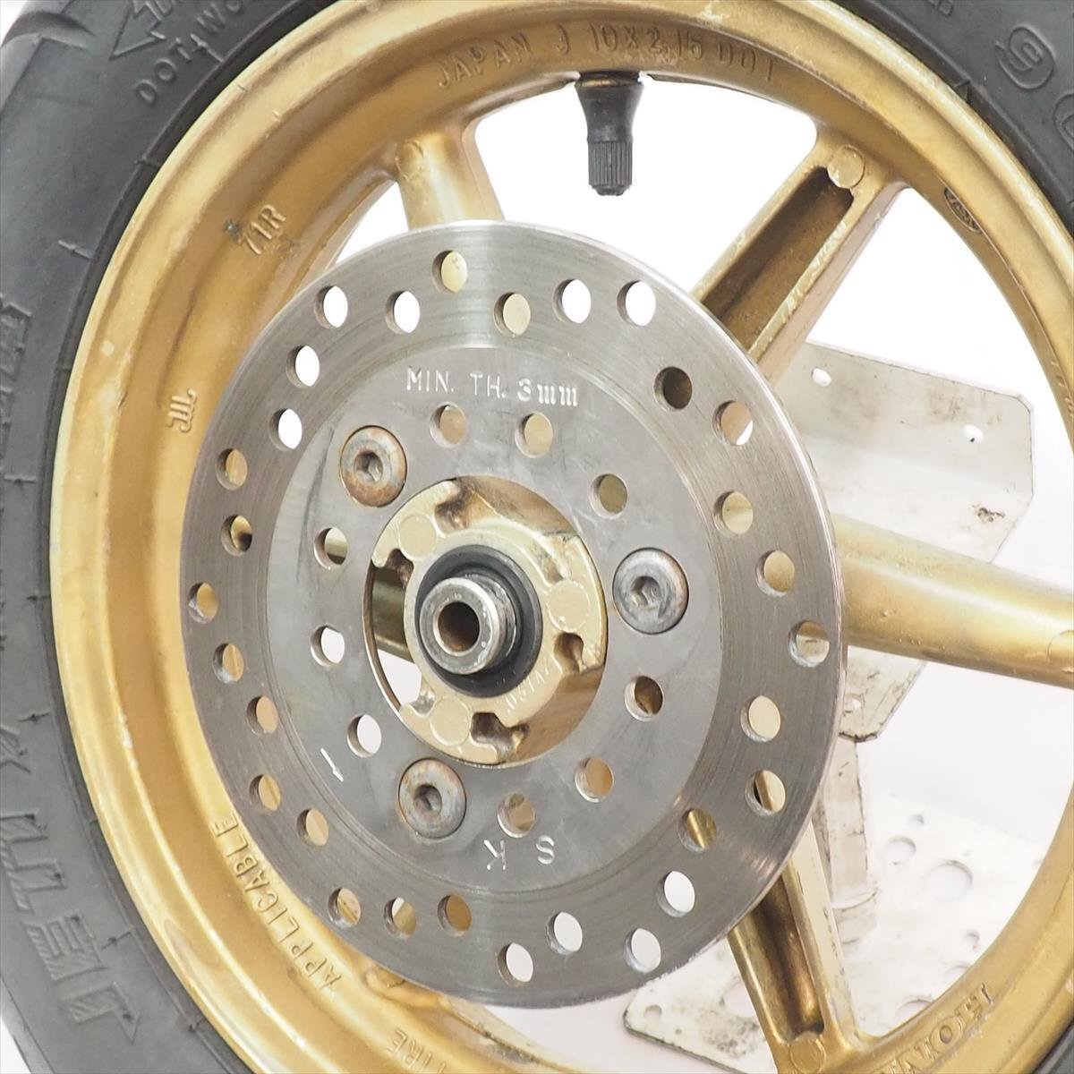 ライブディオZX AF35 純正 フロントホイール ブレーキディスク LiveDio