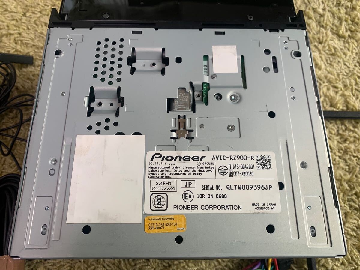 Pioneer carrozzeria カロッツェリア 楽ナビ AVIC-RZ900-R フルセグ DVD CD Bluetooth SD USB カロッツェリア carrozzeria Pioneer PIONEER 楽ナビ Bluetooth⁄USB