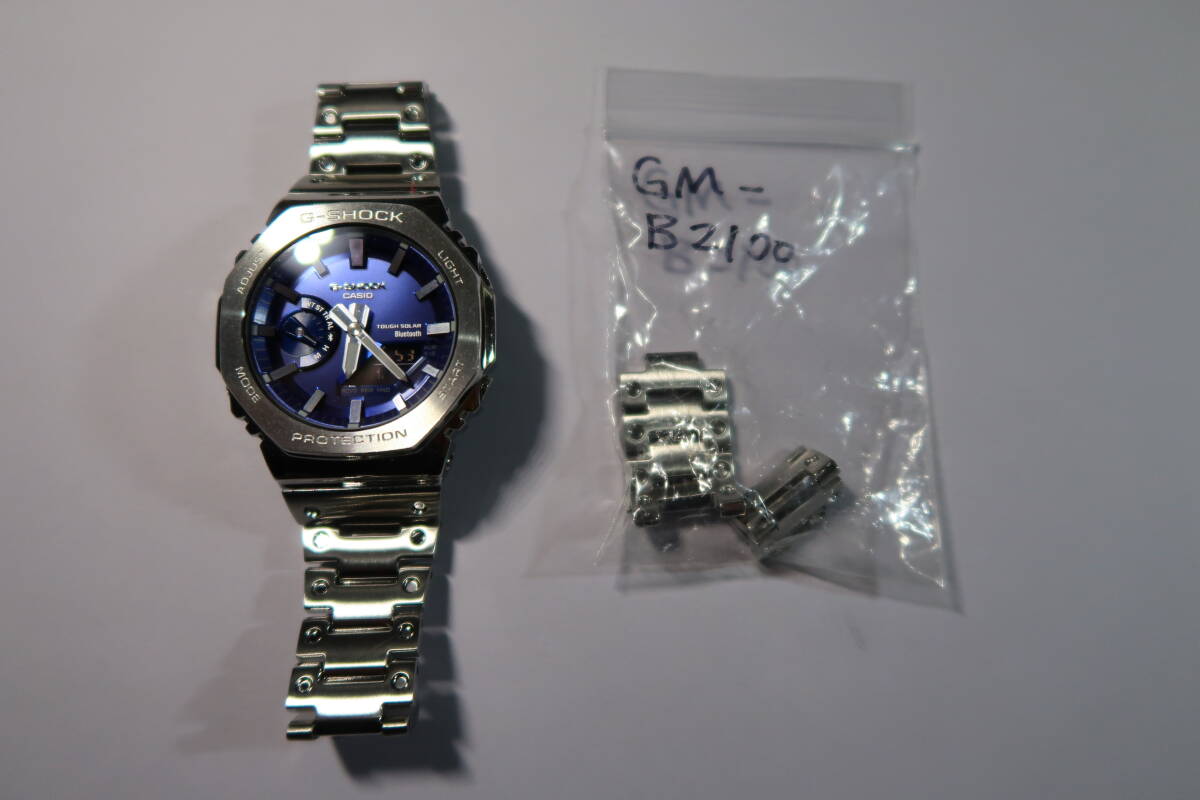 中古美品】CASIO GM-B2100AD-2AJF G-SHOCK ブルー フルメタル 【公式通販】