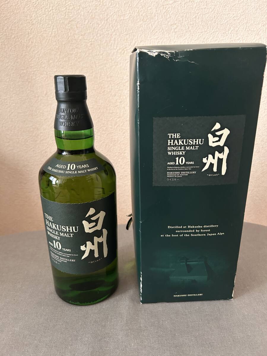 特価！サントリーSUNTORY 白州10年☆ウイスキー 700ml 未開栓 サントリー 白州10年 700ml 未開栓 シングルモルトウイスキー 箱